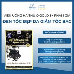 Viên Uống Tóc Bạc Hà Thủ Ô Đỏ Đen Tóc Đẹp Da 554gr Việt Nam