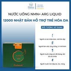Nước Uống NMN+ ARG Liquid 12000 hộp 10 lọ Nhật Bản