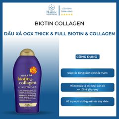 Dầu Xả Biotin Tím OGX Thick & Full 577ml Mỹ
