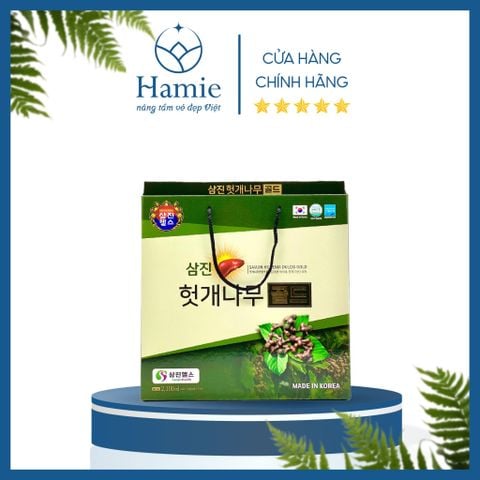 Giải Độc Gan Dạng Nước Samjin Hovenia Dulcis Gold 70ml x 30 Gói Hàn Quốc
