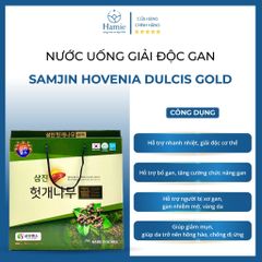 Giải Độc Gan Dạng Nước Samjin Hovenia Dulcis Gold 70ml x 30 Gói Hàn Quốc