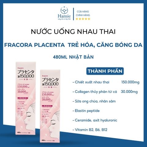 Collagen Fracora Dạng Nước Placenta 480ml Nhật Bản
