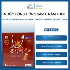Nước Uống Hồng Sâm Royal Power Gold 70ml x 30 Gói Hàn Quốc