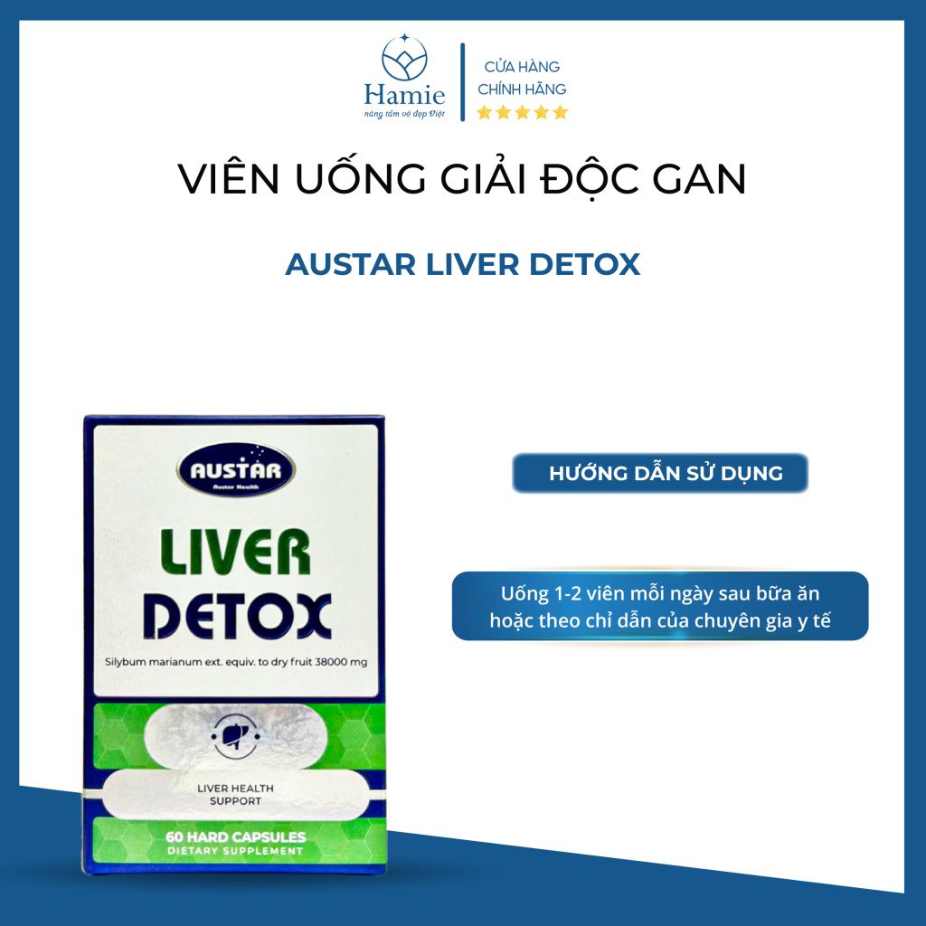 Viên Uống Giải Độc Gan Austar Liver Detox 60 Viên Úc