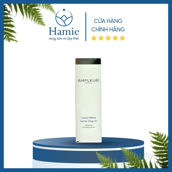 Serum Trị Thâm Nám Ampleur Luxury White Active Clear D 30ml Nhật Bản