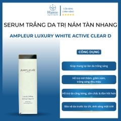 Serum Trị Thâm Nám Ampleur Luxury White Active Clear D 30ml Nhật Bản