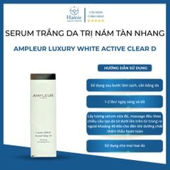 Serum Trị Thâm Nám Ampleur Luxury White Active Clear D 30ml Nhật Bản