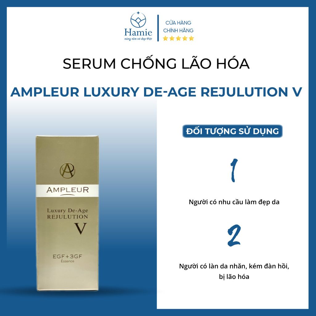 Serum Căng Bóng Da Chống Lão Hóa Ampleur Luxury 32ml Nhật Bản