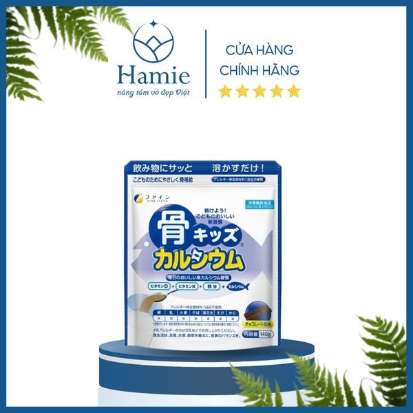 Bột Fino Canxi Cá Tuyết Hone Kids Socola Nhật Bản 140gr