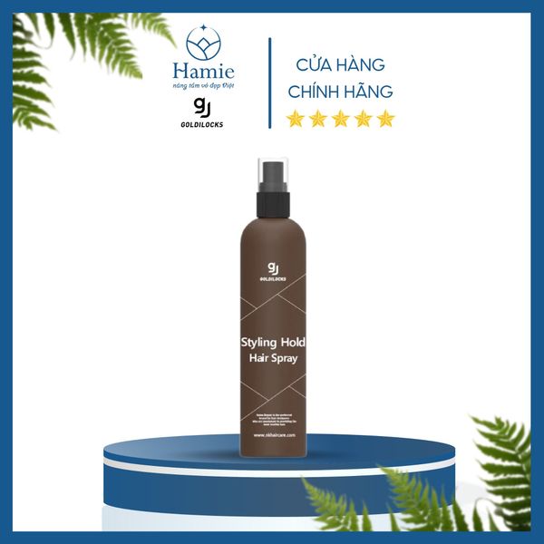 Xịt Giữ Nếp Tóc Goldilocks Styling Hold Hair Spray 250ml Hàn Quốc