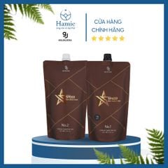 Nhuộm Phủ Bạc Nhanh Goldilocks 1N (Đen tự nhiên) 500ml x 2 Bịch Hàn Quốc