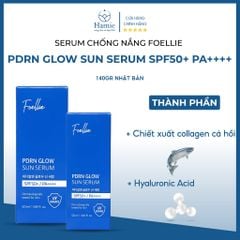 Serum Chống Nắng Foellie PDRN Glow Sun Serum SPF50+ PA++++ 50ml Hàn Quốc