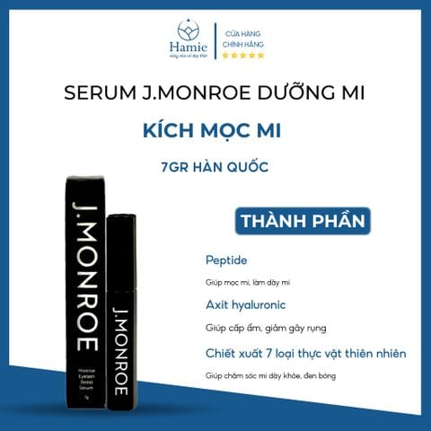 Serum J.Monroe Dưỡng Mi Kích Mọc Mi 7gr Hàn Quốc