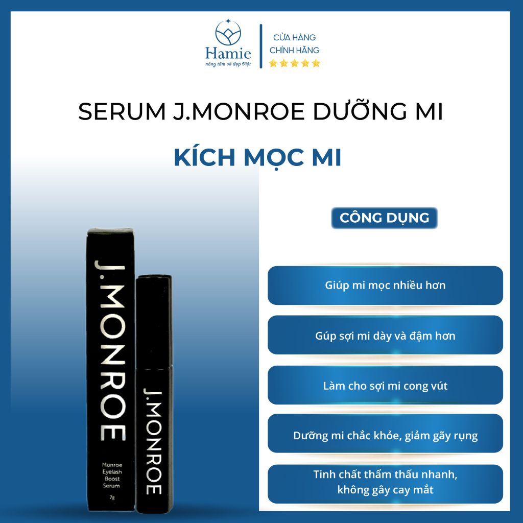 Serum J.Monroe Dưỡng Mi Kích Mọc Mi 7gr Hàn Quốc