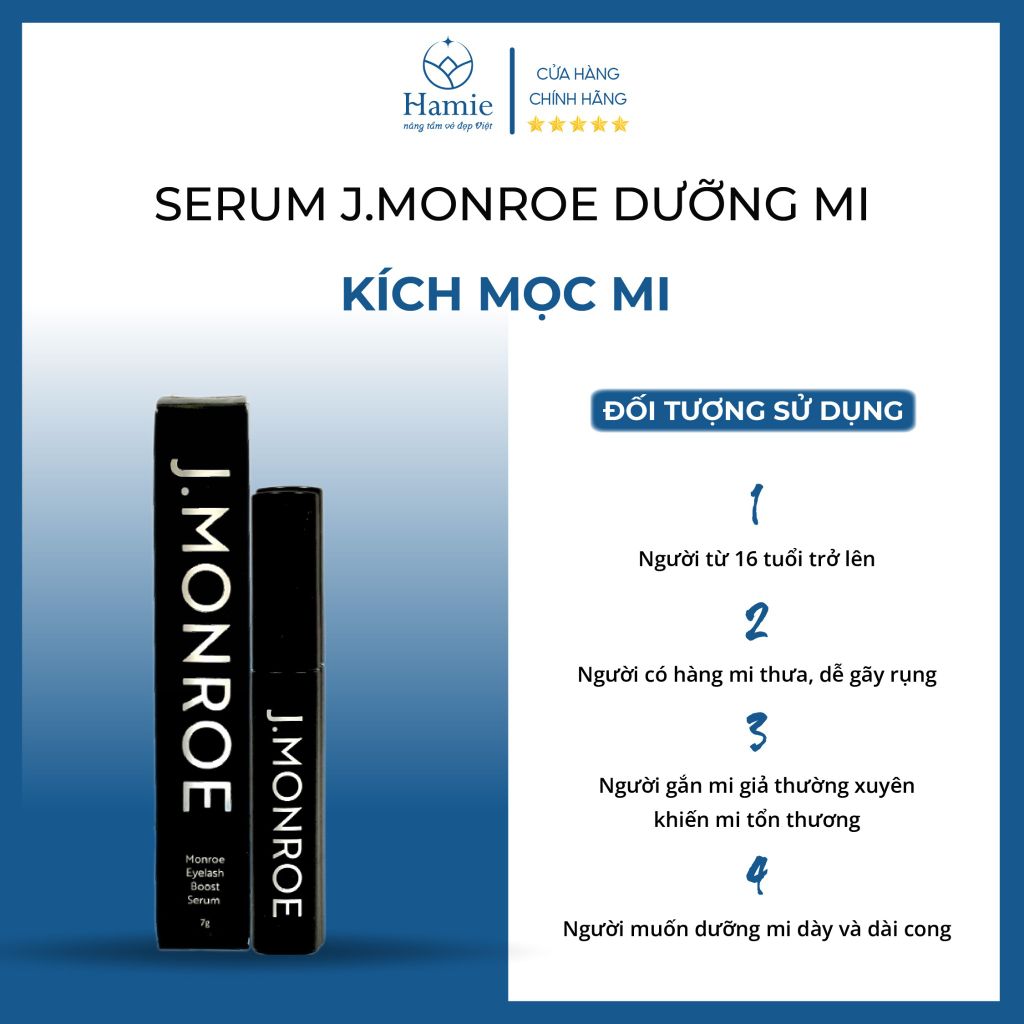 Serum J.Monroe Dưỡng Mi Kích Mọc Mi 7gr Hàn Quốc