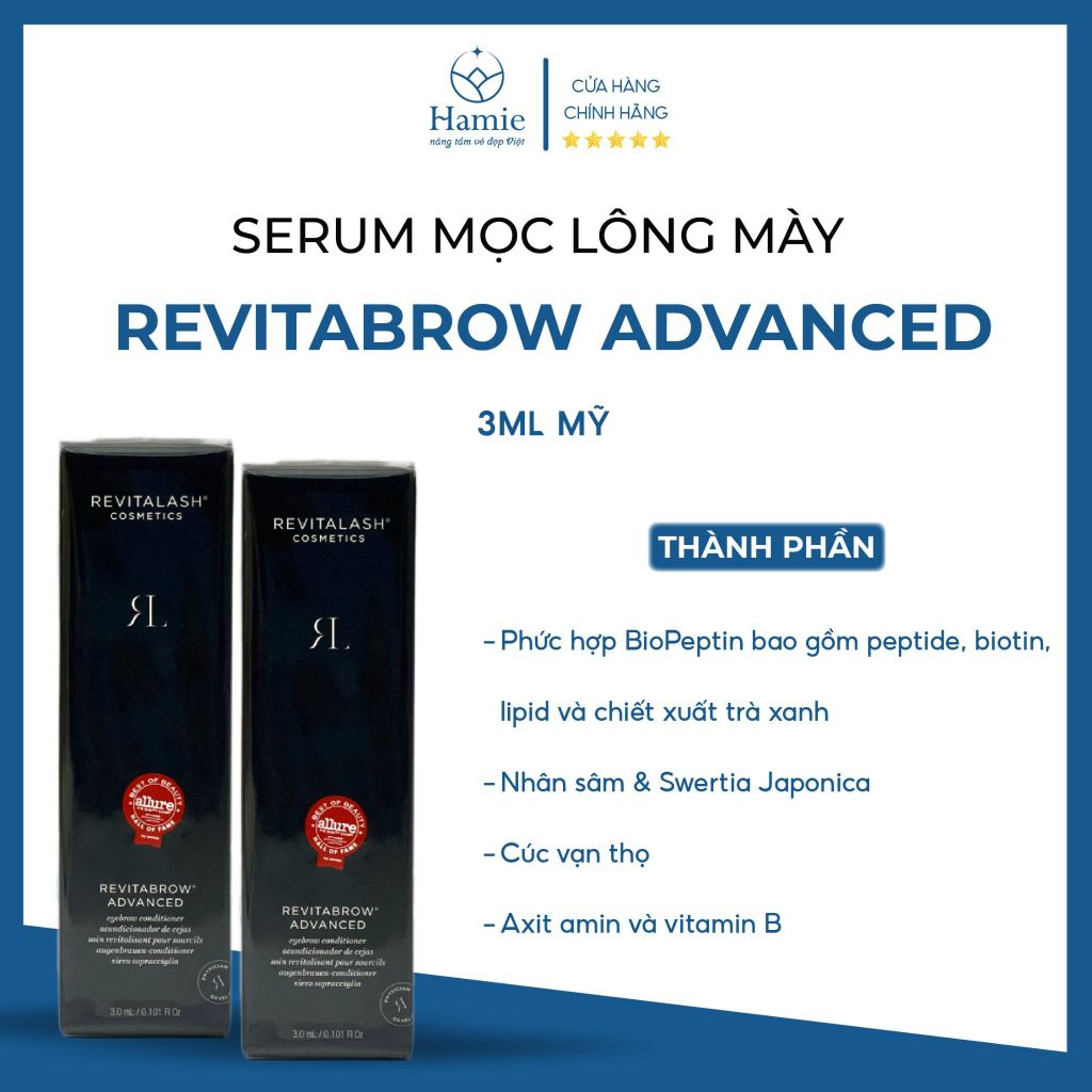 Serum mọc mày RevitaBrow Advanced 3ml Mỹ