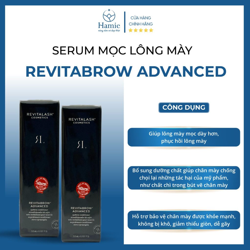 Serum mọc mày RevitaBrow Advanced 3ml Mỹ