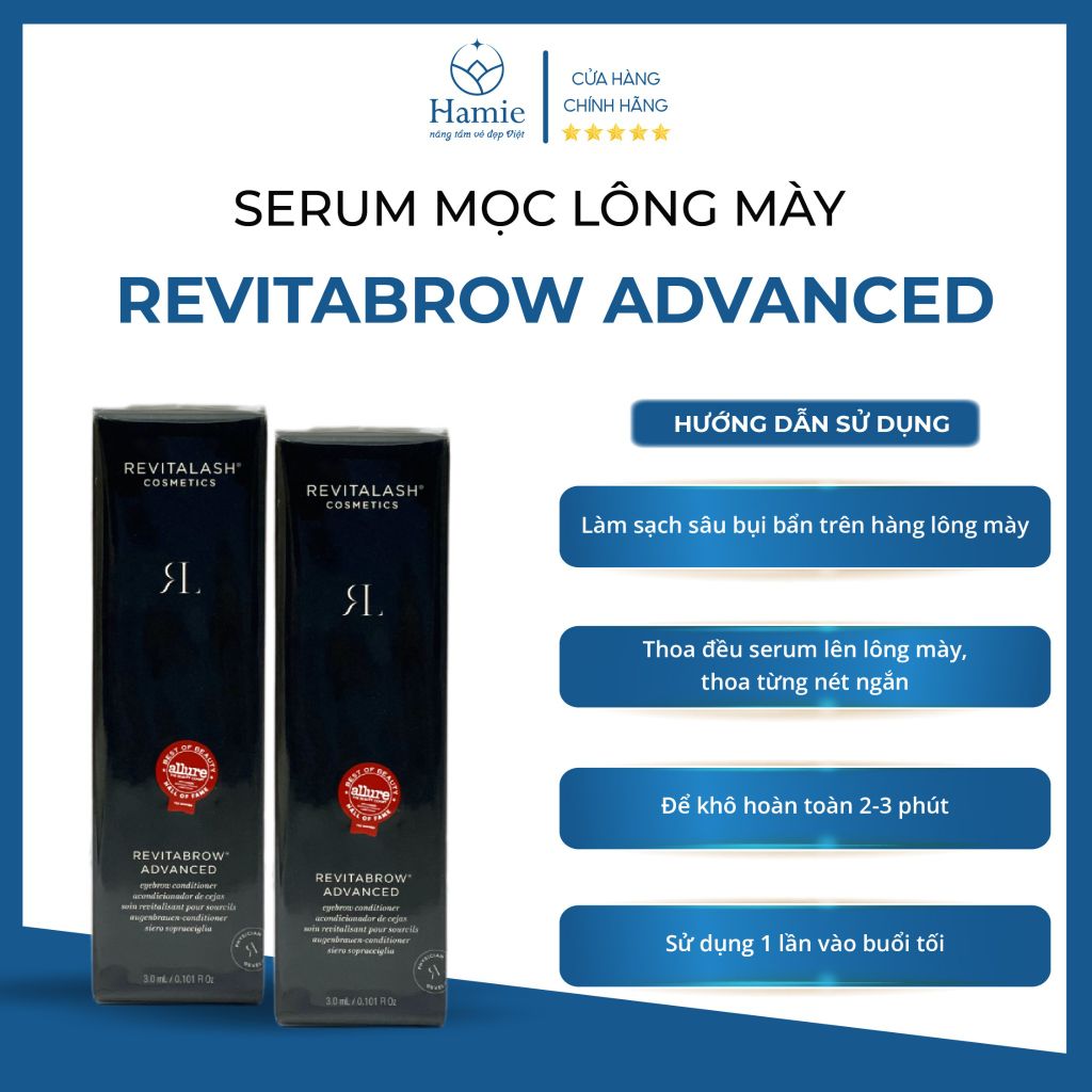 Serum mọc mày RevitaBrow Advanced 3ml Mỹ