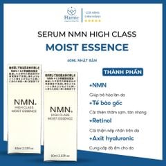Serum NMN High Class Moist Essence 60ml Nhật Bản - Cấp Ẩm, Dưỡng Trắng Và Trẻ Hóa Da