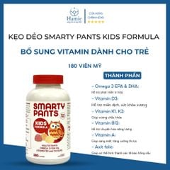 Kẹo Dẻo Vitamin Smarty Pants Kids Formula Dành Cho Trẻ 180 Viên Mỹ