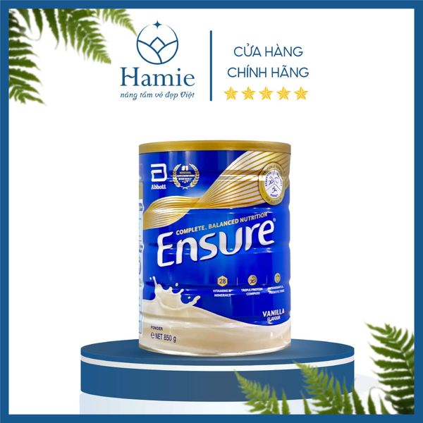 Sữa Bột Dinh Dưỡng Ensure Vanilla 850gr Úc