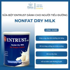 Sữa Entrust 400gr Dành Cho Người Tiểu Đường Nonfat Dry Milk Mỹ