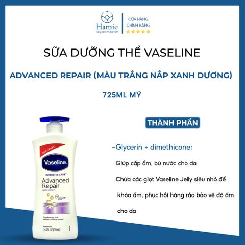 Vaseline Trắng Da - Sữa dưỡng thể Vaseline Soothing Hydration 725ml Mỹ