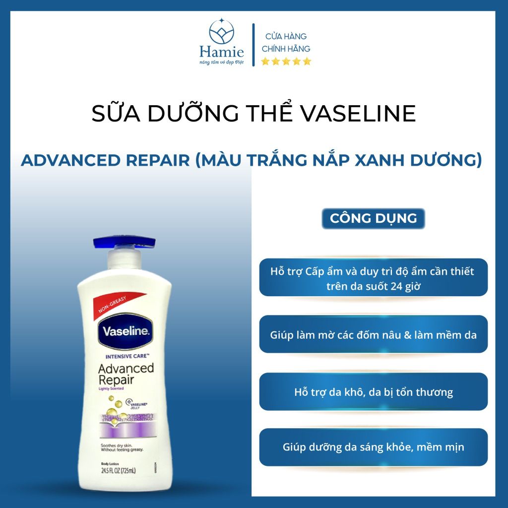 Vaseline Trắng Da - Sữa dưỡng thể Vaseline Soothing Hydration 725ml Mỹ