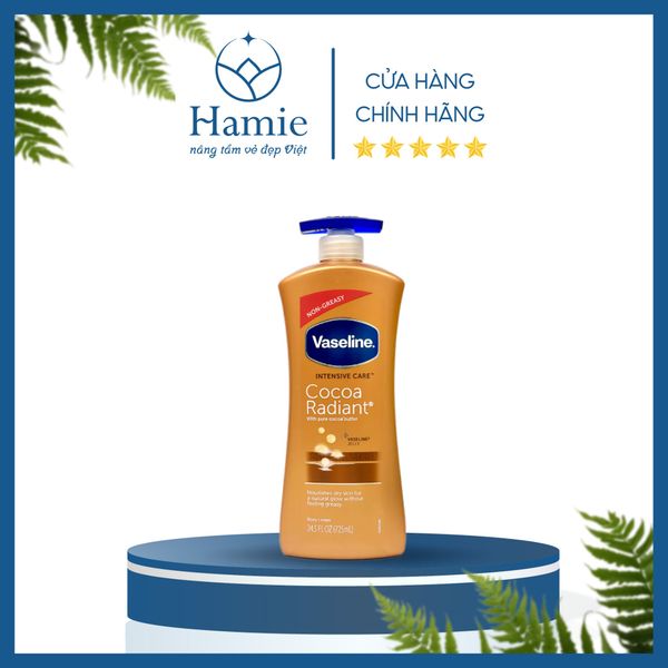 Sữa Dưỡng Thể Vaseline Cocoa Radiant 725ml Mỹ