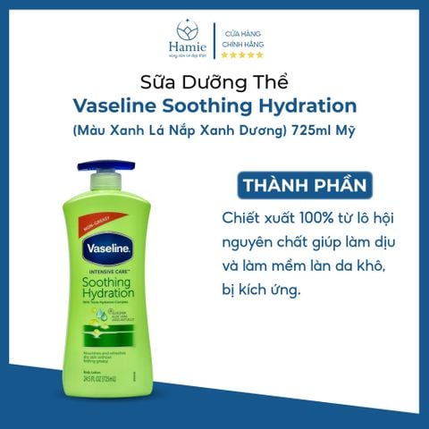 Dưỡng Thể Vaseline Soothing Hydration 725ml Mỹ
