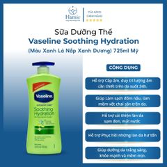 Dưỡng Thể Vaseline Soothing Hydration 725ml Mỹ