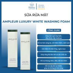 Sữa Rửa Mặt Ampleur Luxury White Washing Foam 130gr Nhật Bản