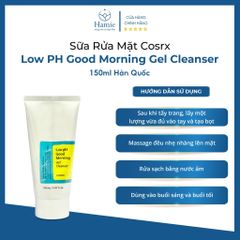 Sữa Rửa Mặt Cosrx Low PH Good Morning Gel Cleanser 150ml Hàn Quốc