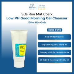 Sữa Rửa Mặt Cosrx Low PH Good Morning Gel Cleanser 150ml Hàn Quốc