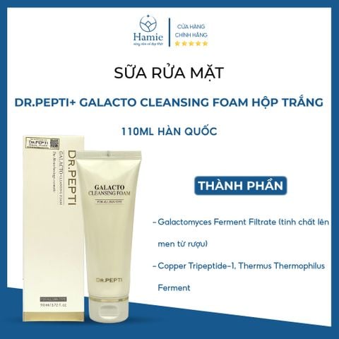 Sữa Rửa Mặt Dr.Pepti+ Galacto Cleansing Foam 110ml Hàn Quốc