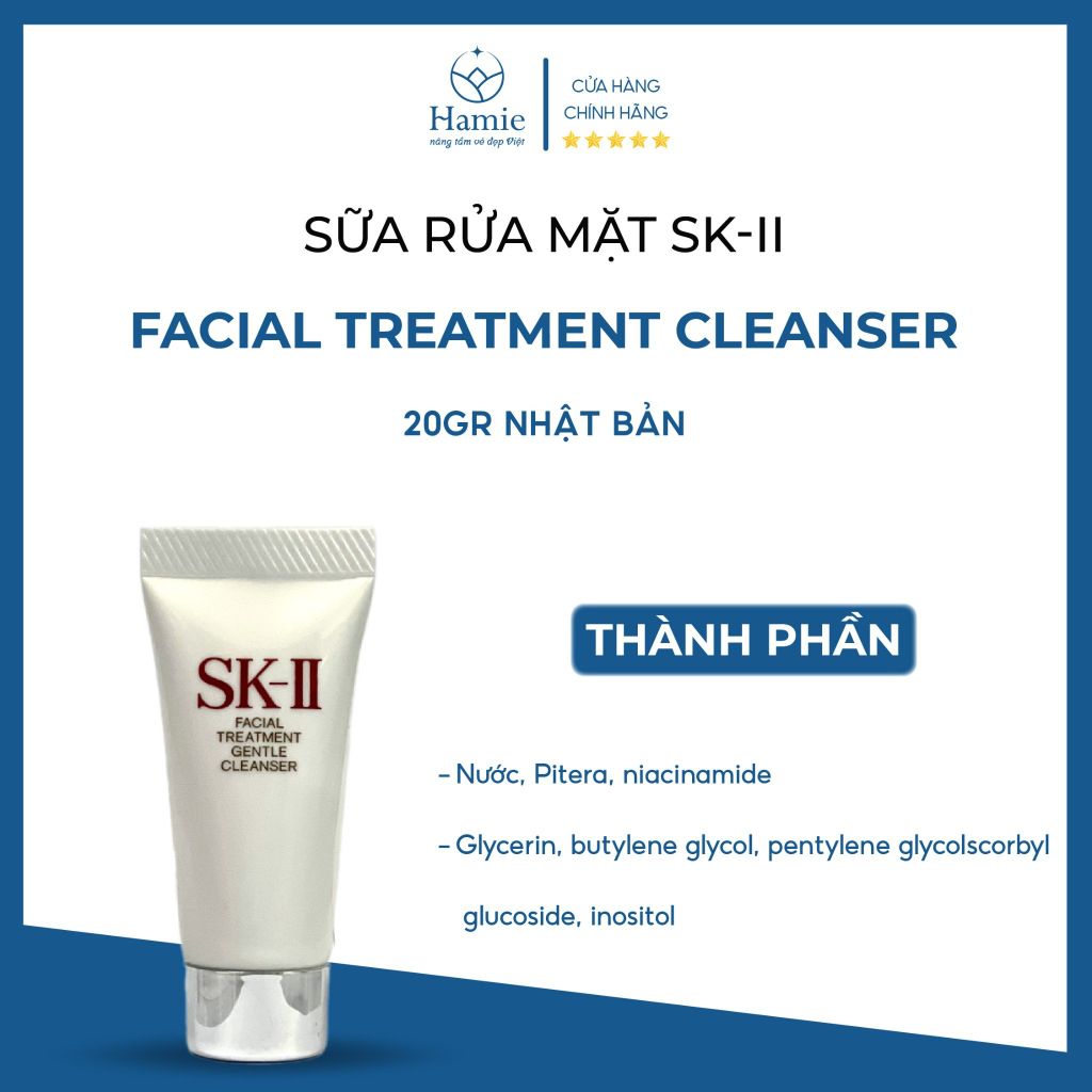 Sữa Rửa Mặt Nhật Bản SK-II Facial Treatment Gentle Cleanser 20gr Nhật Bản