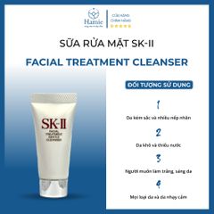 Sữa Rửa Mặt Nhật Bản SK-II Facial Treatment Gentle Cleanser 20gr Nhật Bản