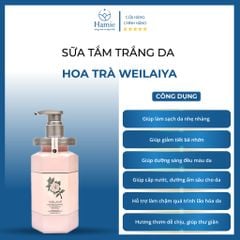 Sữa Tắm Hoa Trà Weilaiya Trắng Da 450ml Hồng Kông