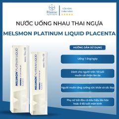 Melsmon Platinum Liquid Nước Uống Nhau Thai Ngựa Placenta Nhật Bản