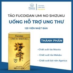 Fucoidan Umi Shizuku Nước Uống Hỗ Trợ Ung Thư 120 Viên Nhật Bản