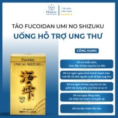Fucoidan Umi Shizuku Nước Uống Hỗ Trợ Ung Thư 120 Viên Nhật Bản