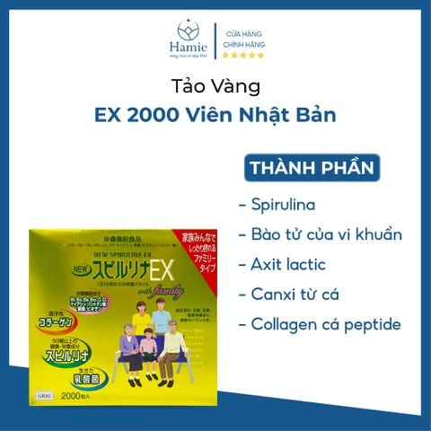 Tảo Vàng EX 2000 Viên Nhật Bản