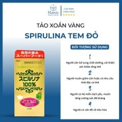 Tảo Vàng 2200v Spirulina Tem Đỏ Nhật Bản