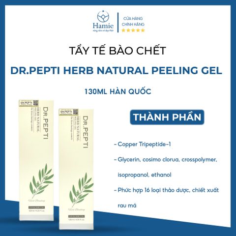 Tẩy Tế Bào Chết Dr.Pepti Herb Natural Peeling Gel 130ml Hàn Quốc
