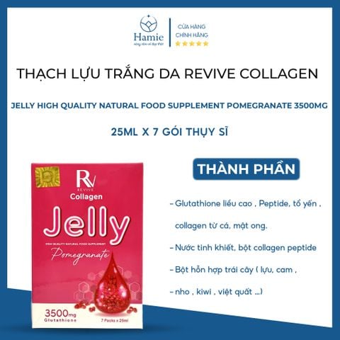 Thạch Lựu Collagen JELLY High Quality Natural 3500mg Thụy Sĩ