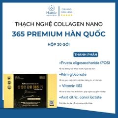 Thạch Nghệ Collagen Nano 365 Premium Hàn Quốc Hộp 30 Gói