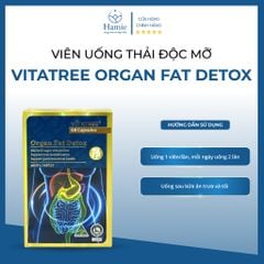 Viên Uống Thải Độc Mỡ Nội Tạng Vitatree Organ Fat Detox 60 Úc
