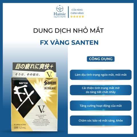 FX Neo Vàng Sante - Dung Dịch Nhỏ Mắt 12ml Nhật Bản