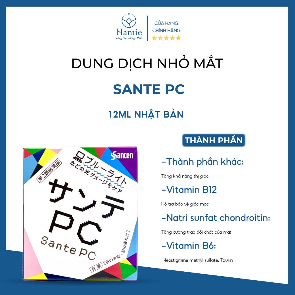 Nhỏ Mắt Sante PC 12ml Nhật Bản