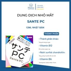 Nhỏ Mắt Sante PC 12ml Nhật Bản